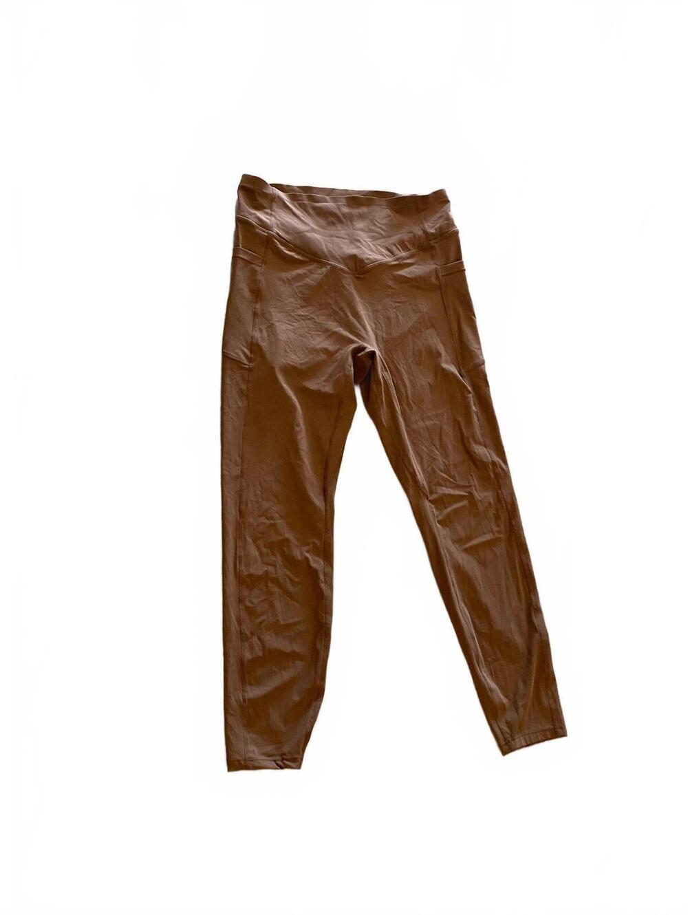 Halara Brown High-Waisted Leggings Size L